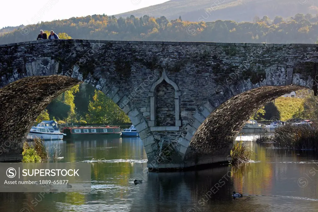 stone bridge over river barrow, graiguenamanagh, county kilkenny, ireland