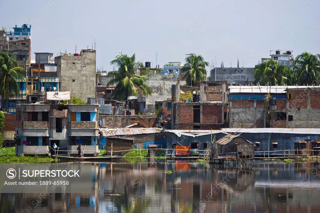 Waterfront Along Buriganga River, Dhaka, Bangladesh