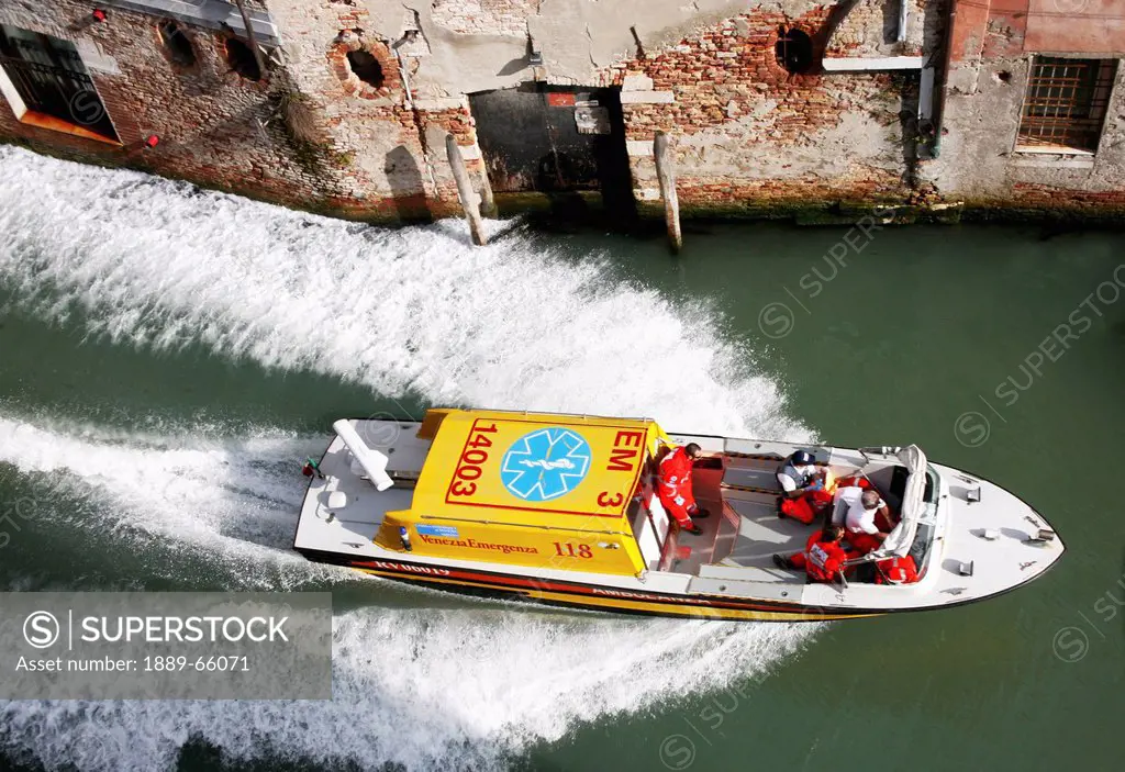 venetian nautical ambulance, venice, italy