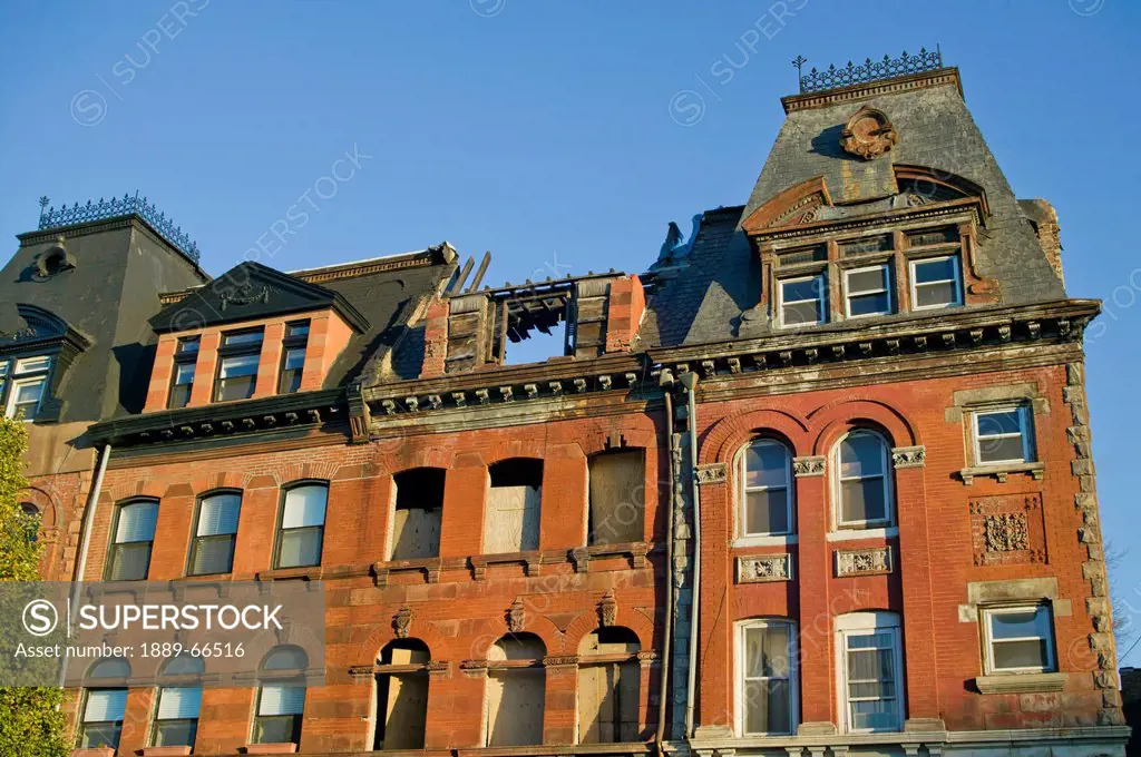 renovations of a building in harlem, new york city new york united states of america