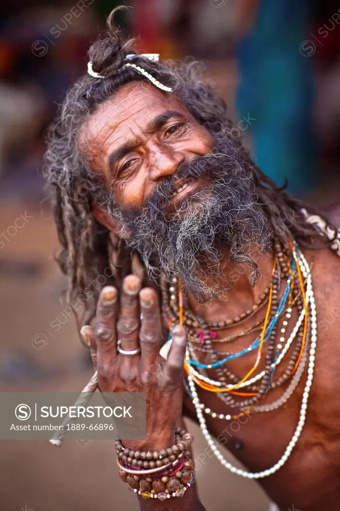 A Holy Man Of Hinduism, Haridwar India