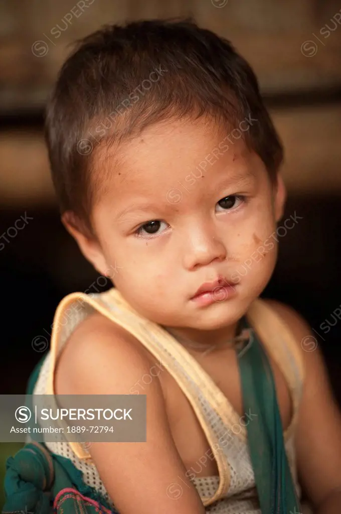 karen refugee child at noh poh refugee camp, noh poh mae sot chiang mai thailand