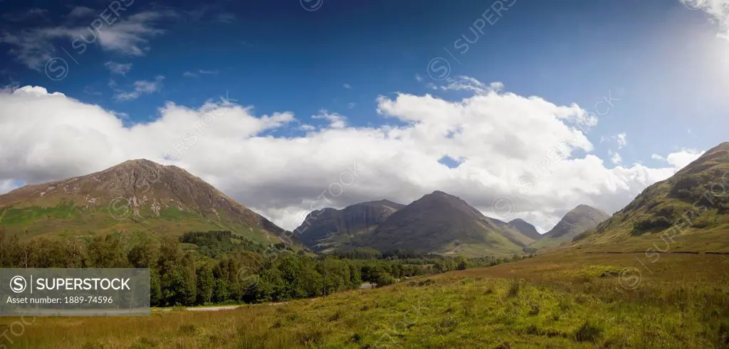Hills And Mountains, Glencoe Argyll Scotland