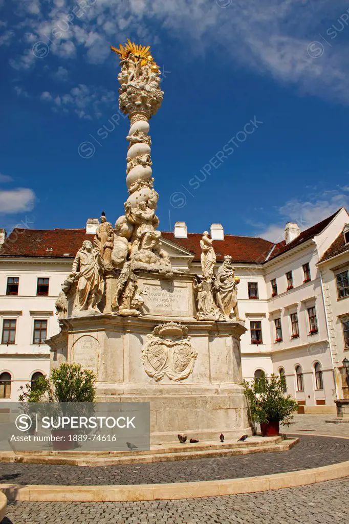 Old Town Square And The Trinity Column, Sopron Gyor_Moson_Sopron Hungary