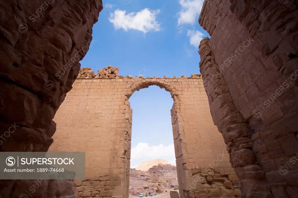 Ruins Of The Nabatean City, Petra Jordan