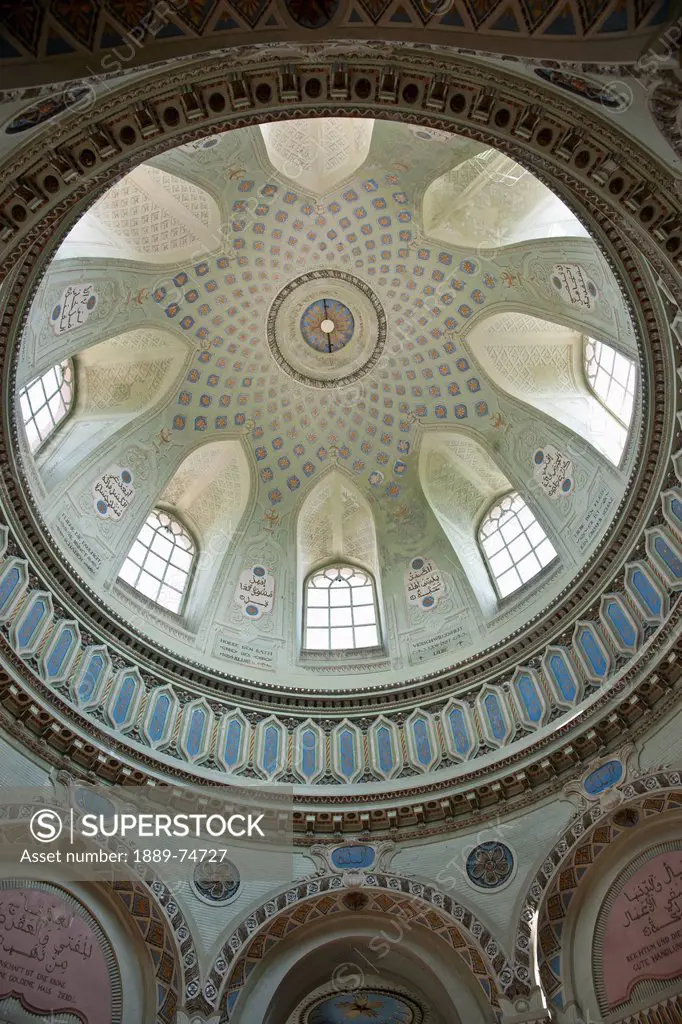 Dome Ceiling Of The Mosque In Schwetzingen Castle Garden, Schwetzingen Baden_Wurttemberg Germany