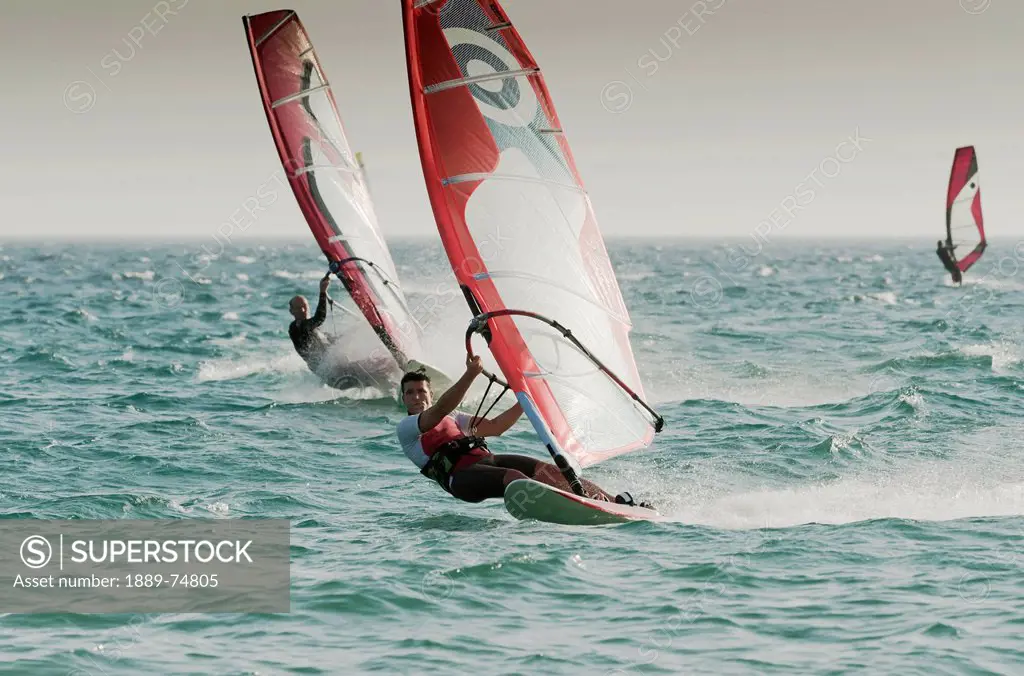 Windsurfing, Tarifa Cadiz Andalusia Spain