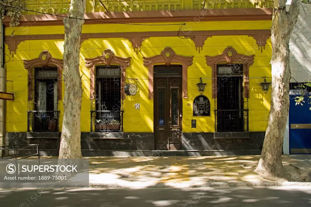 Colourful building, mendoza argentina