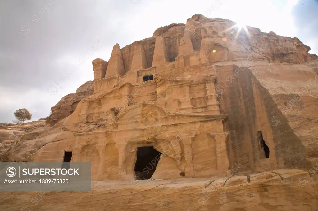 Ruins Of The Nabatean City, Petra Jordan