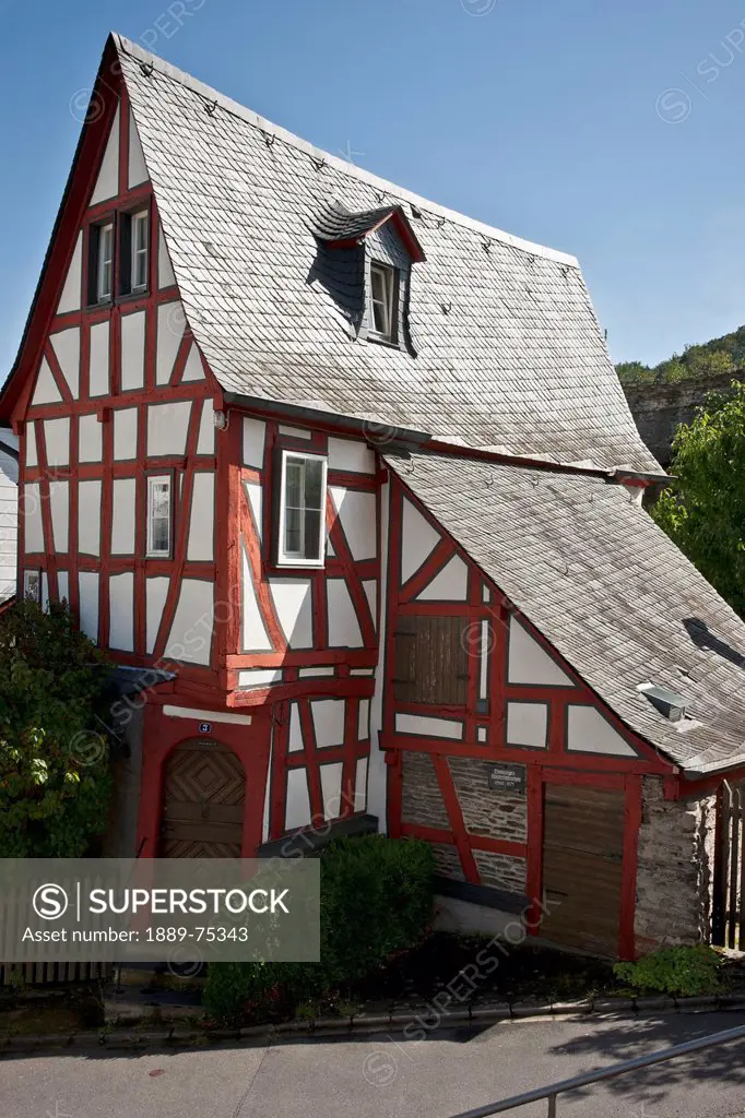 Medieval Sacristan´s House Of St. Martin´s Church, Oberwesel Germany