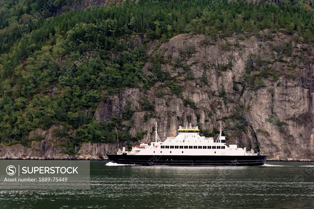 A Ship In Hardangerfjord, Hardangervidda Norway