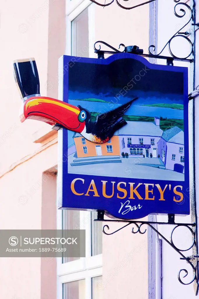Sign For Causkey´s Bar, Eyeries County Cork Ireland