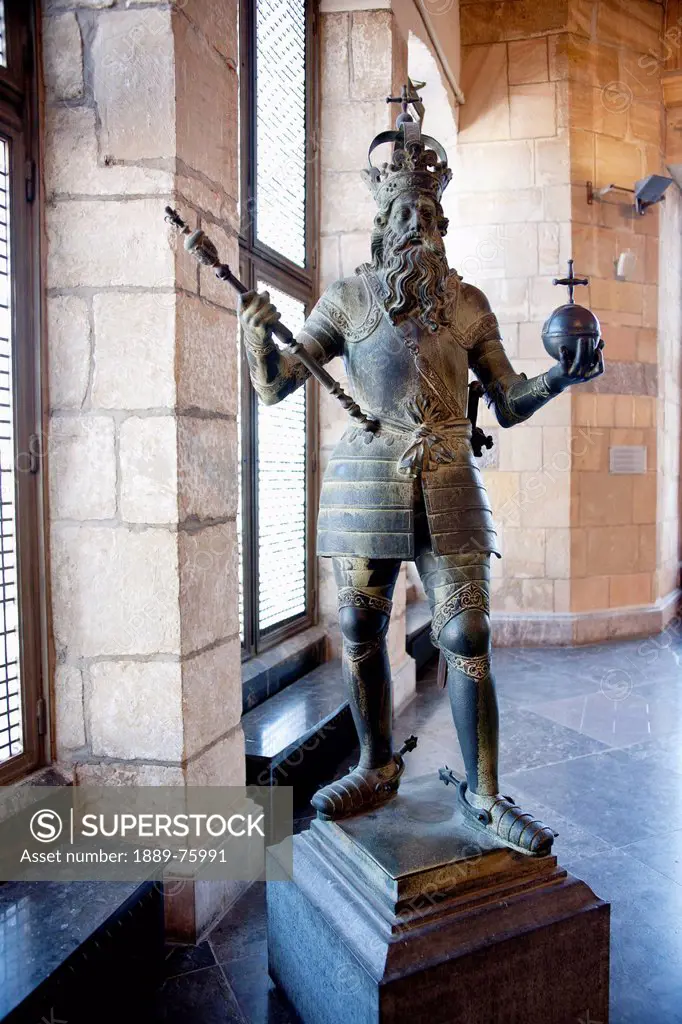 Statue Of Charlemagne, Aachen North Rhine_Westphalia Germany