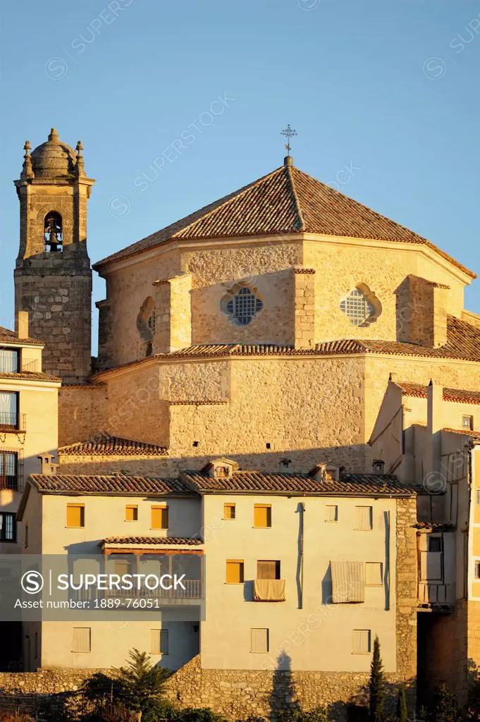 Iglesia De San Pedro At Sunrise, Cuenca Castile_La Mancha Spain