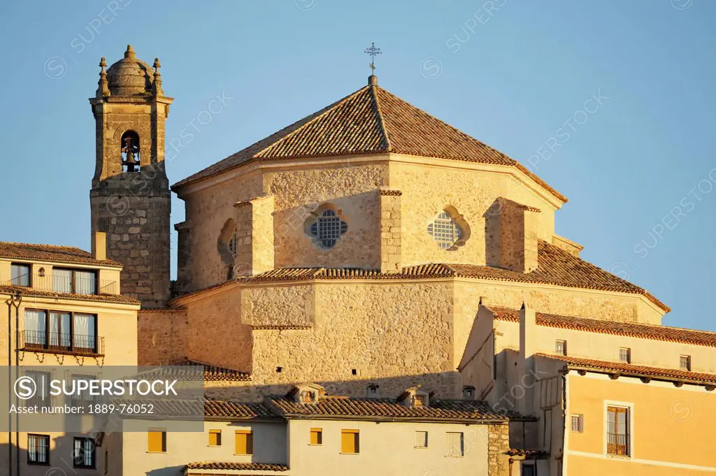 Iglesia De San Pedro At Sunrise, Cuenca Castile La_Mancha Spain