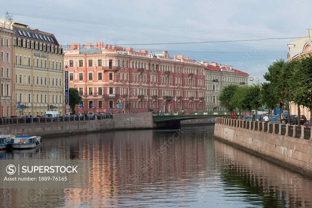 Moyka river, st. petersburg russia