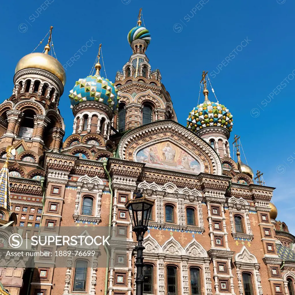 Church of the savior on spilled blood, st. petersburg russia