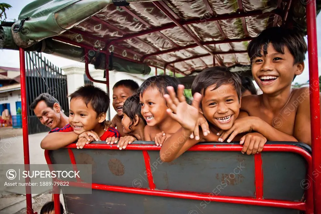 Children In The Slums, Phnom Penh Cambodia