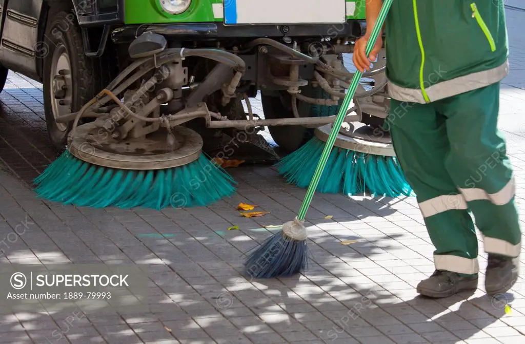 street cleaning, istanbul turkey