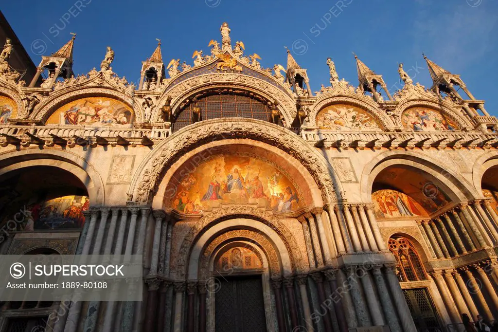 st. mark´s basilica off piazza san marco or st. mark´s square, venice veneto italy