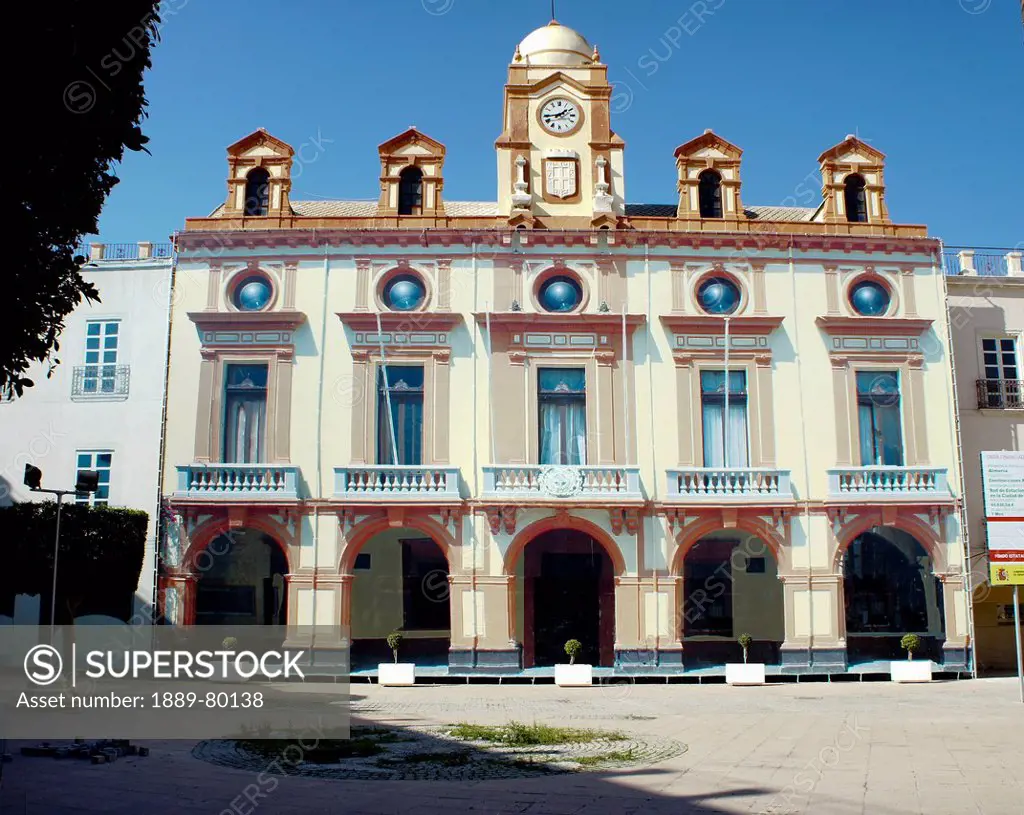 town hall, almeria andalusia spain