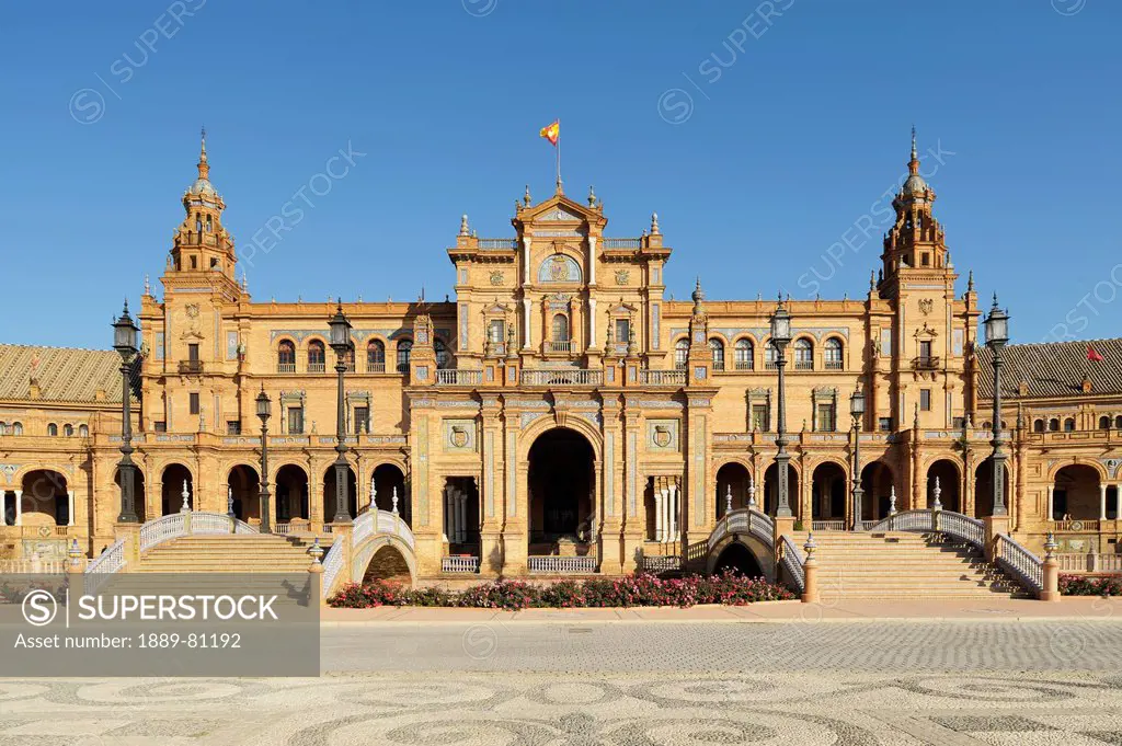 Plaza de espana, seville andalusia spain