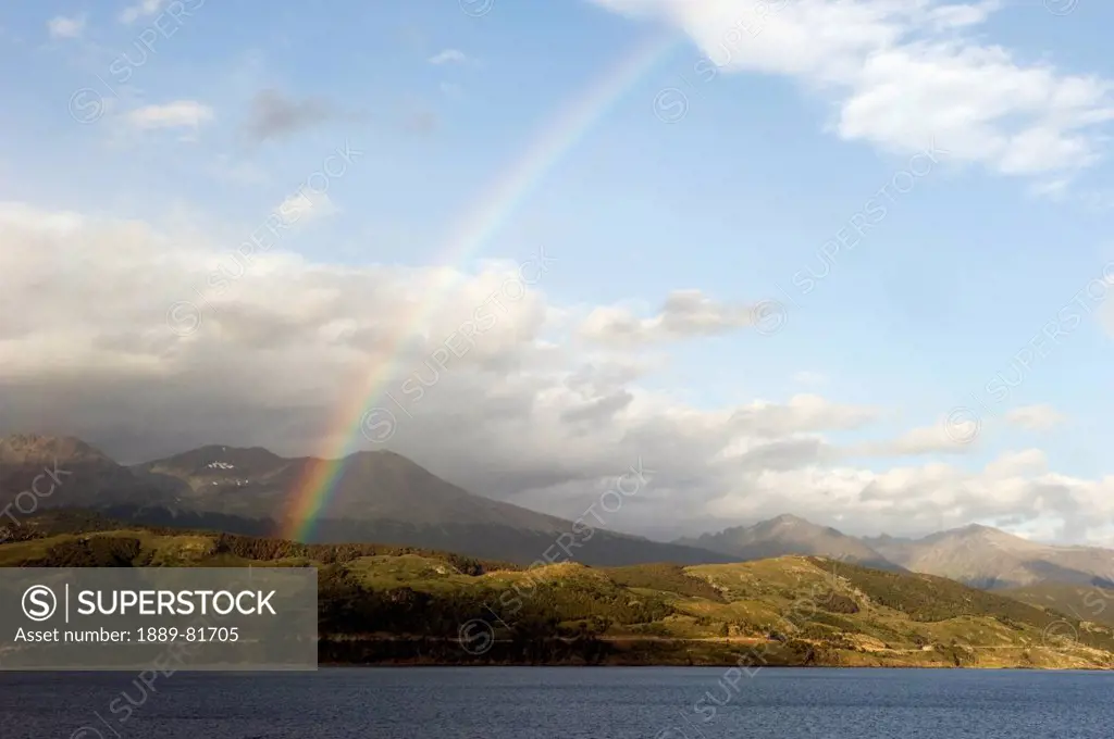 A rainbow in the sky, argentina