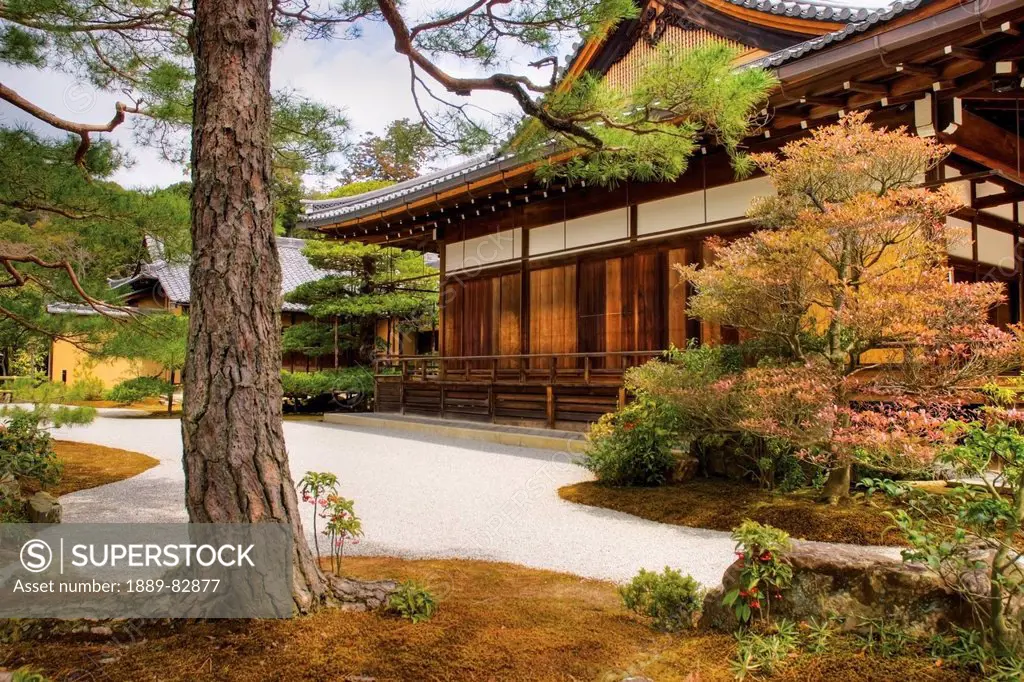 Japanese temple, kyoto, japan