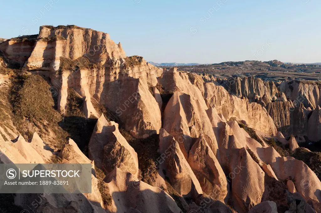 Rugged Rock Formations, Aktepe Nevsehir Turkey