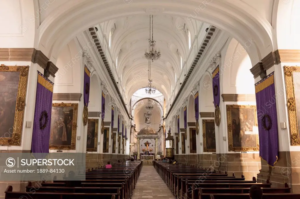 Interior Of The Cathedral Of Guatemala City, Guatemala City Guatemala