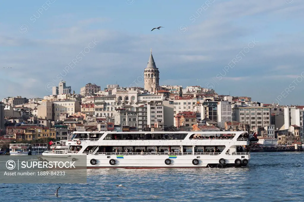 Ship In The Bosphorus Strait, Istanbul Turkey