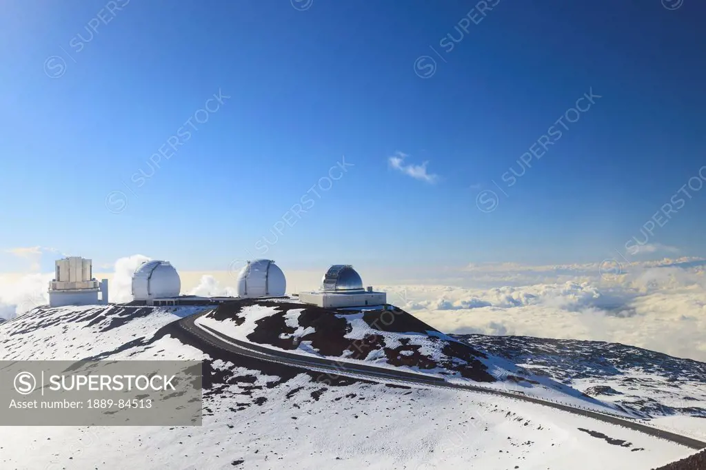 View From Mauna Kea Observatories The Summit Of Mauna Kea On The Island Of Hawaii Hosts The World´s Largest Astronomical Observatory, Mauna Kea Hawaii...