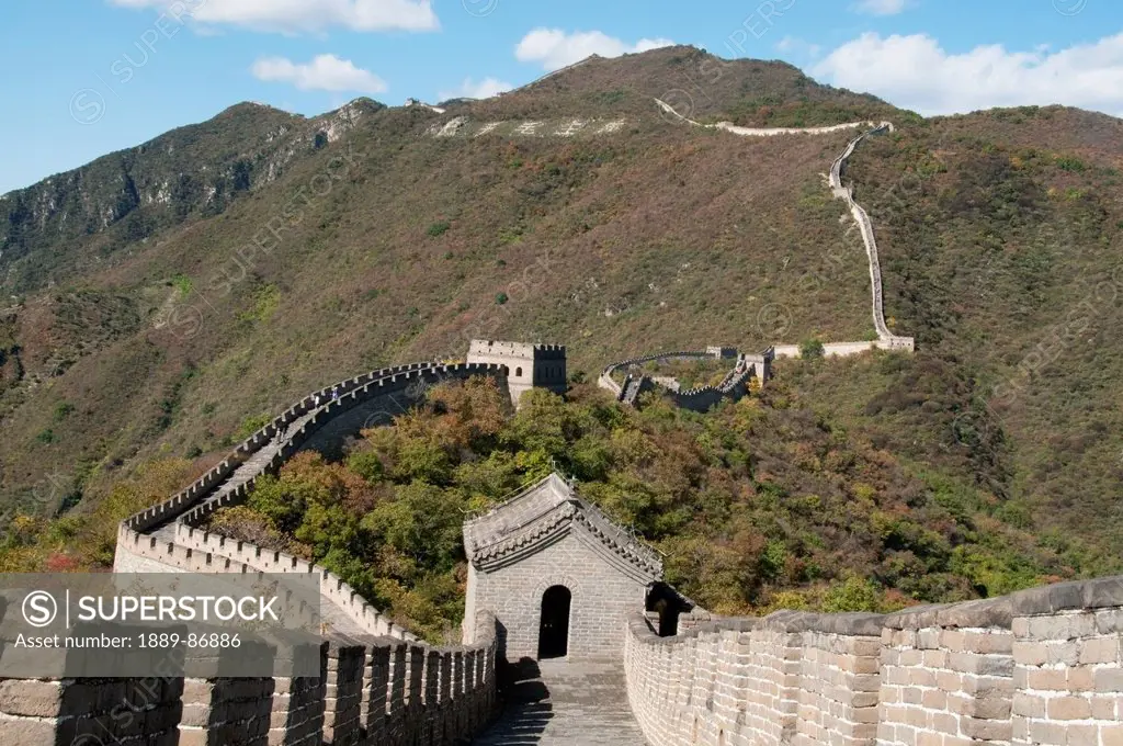 China, Mutianyu Section Of Great Wall Of China; Beijing