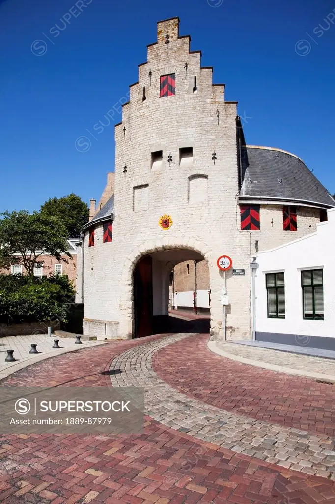 Netherlands, Zealand, Structure At Town Entrance; Zierikzee
