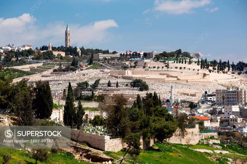 View of Mount Of Olives; Jerusalem, Israel
