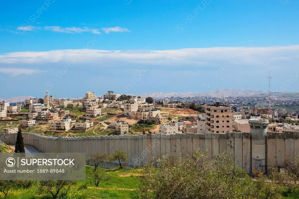 View of town at Mount Of Olives; Bethany, Israel