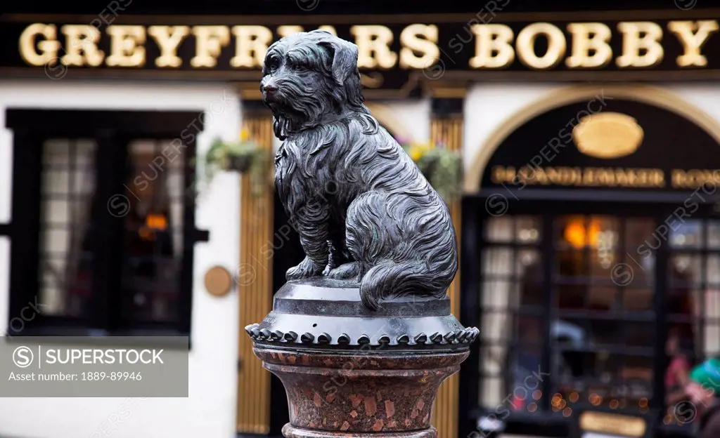 Statue of dog; Edinburgh, Scotland, United Kingdom