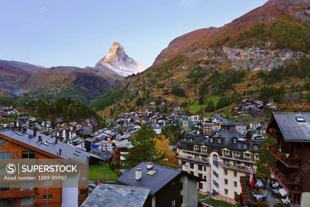 Zermatt and Matterhorn; Valais, Switzerland