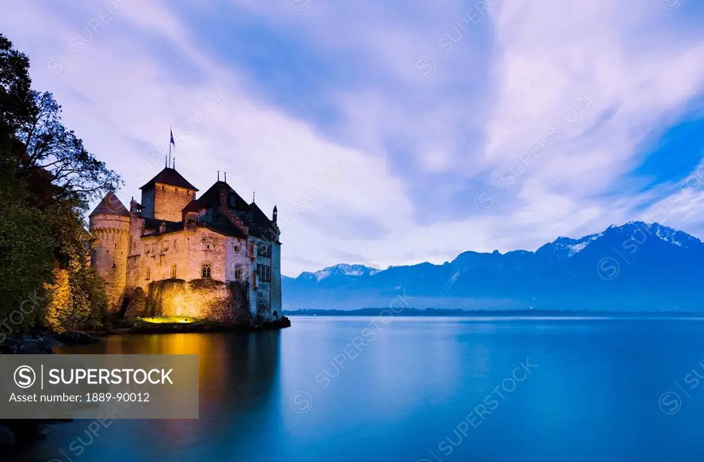 Chillon Castle; Lake Geneva, Switzerland