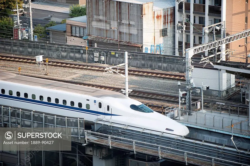 Japan, Shinkansen bullet train; Kyoto