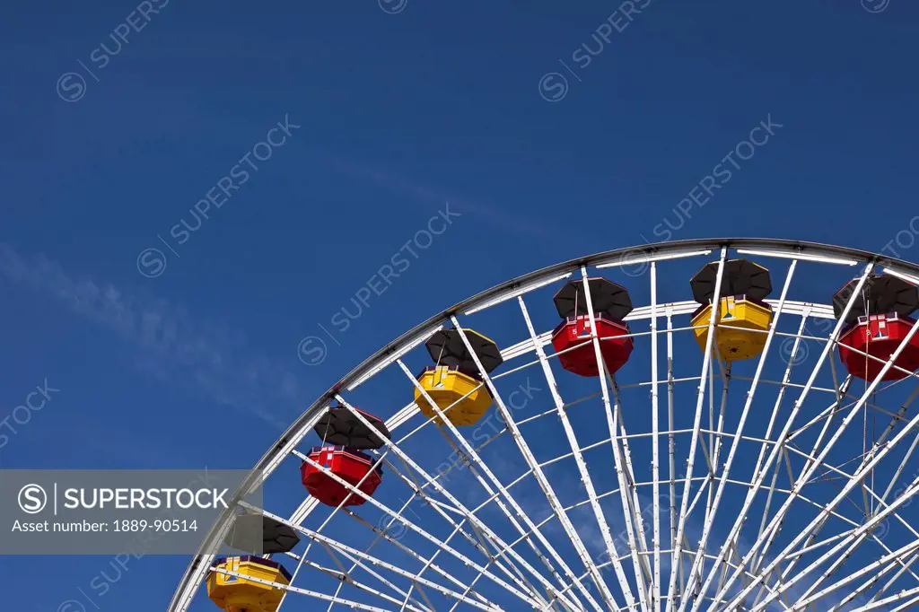 Santa Monica Pier ferris wheel; Santa Monica, California, United States of America