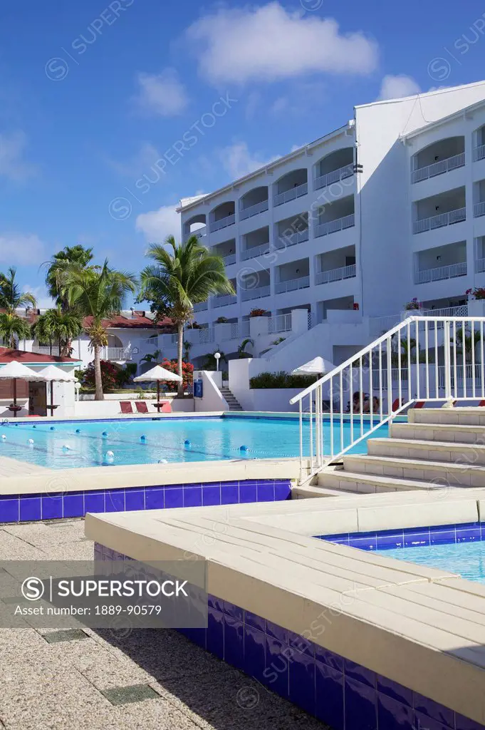 Resort Pool; Simpson Bay, St. Martin, French West Indies