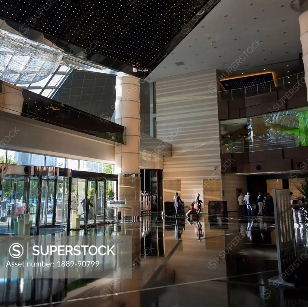 Interior of the Westin Hotel; Beijing, China