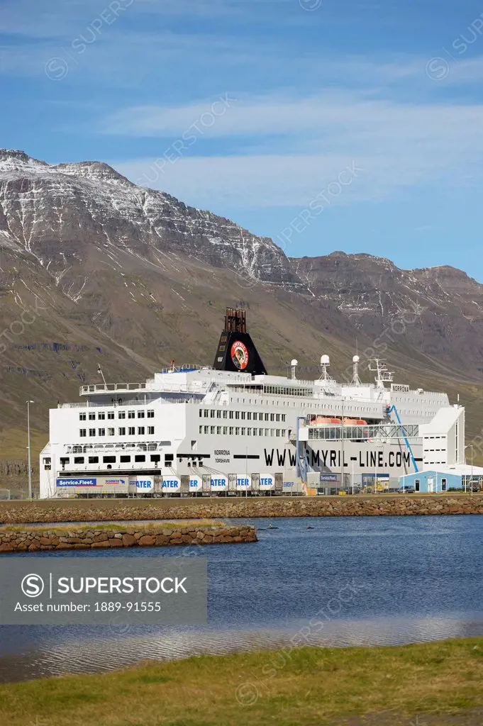 Smiryl Line Ferry To Denmark; Seydisfjordur, Eastfjords Of Iceland, Iceland
