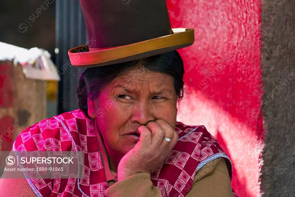 Aymara woman, La Paz, Bolivia