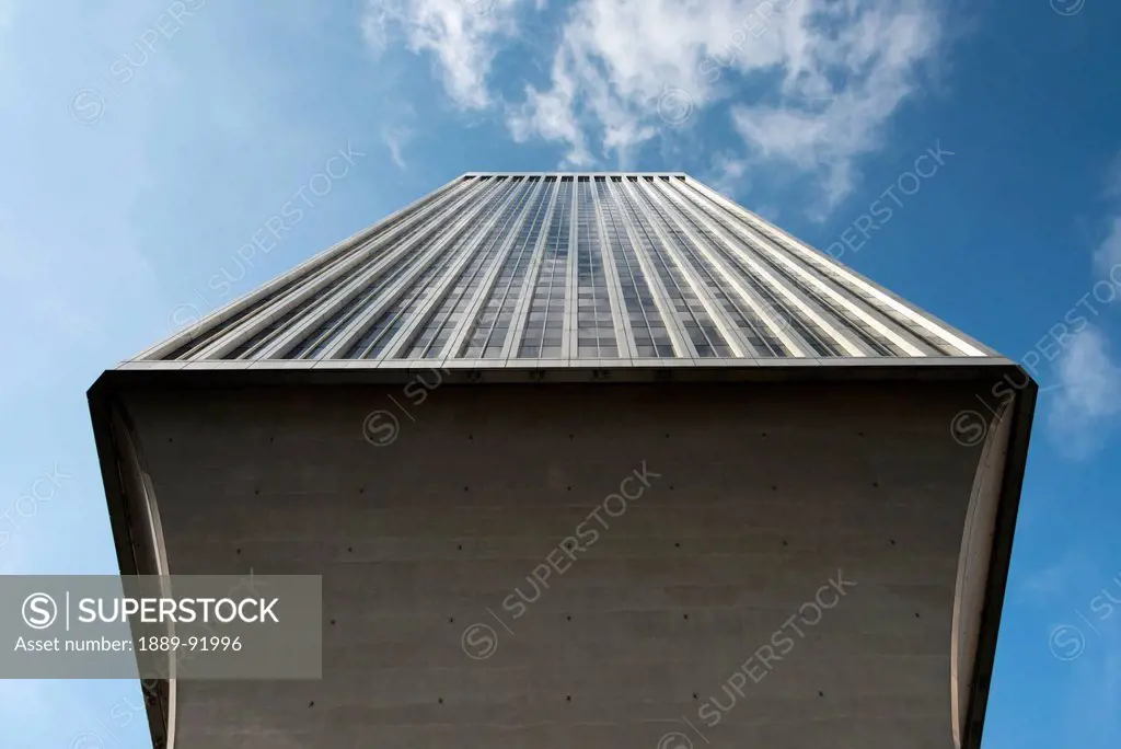 Low Angle View Of Rainier Tower; Seattle, Washington, United States Of America