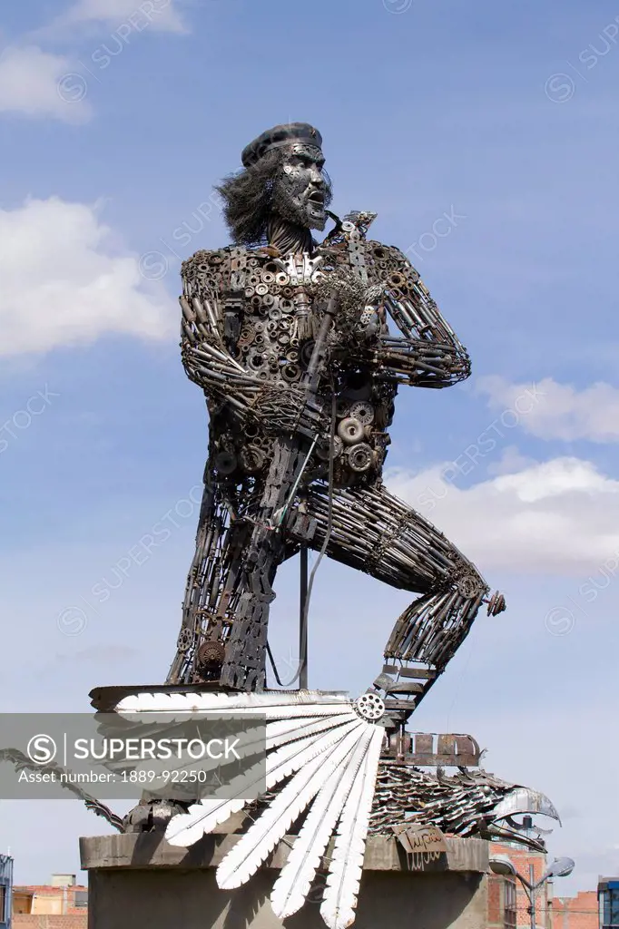 Statue of Ernesto Che Guevara, El Alto, La Paz, Bolivia