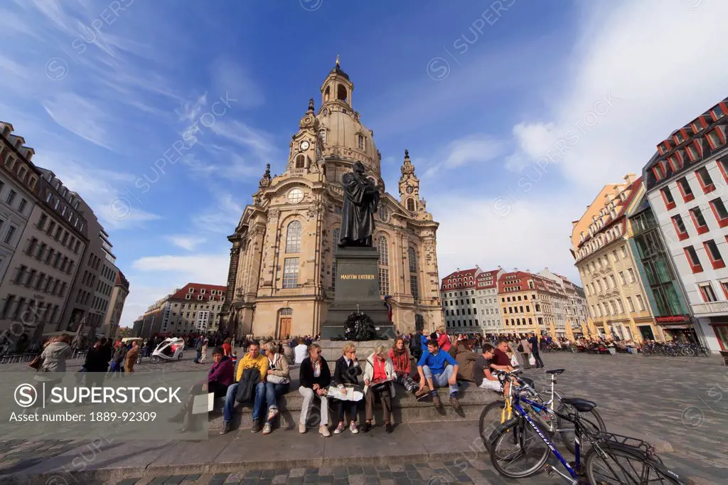 Dresdner Frauenkirche, Church of Our Lady, Dresden, Saxony, Germany