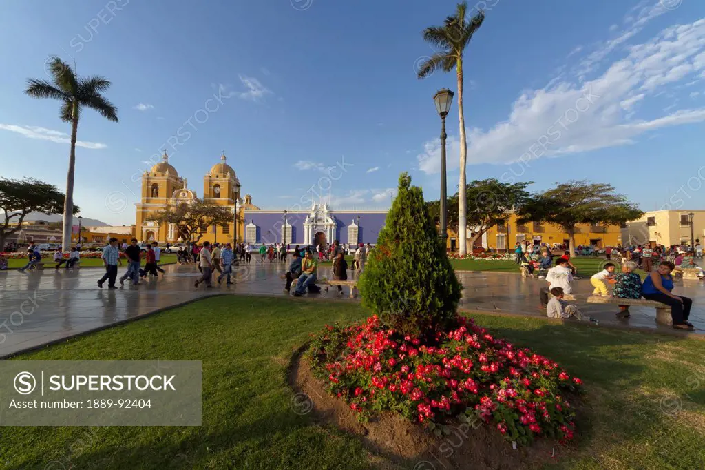 Plaza Mayor and Cathedral; Trujillo, Peru