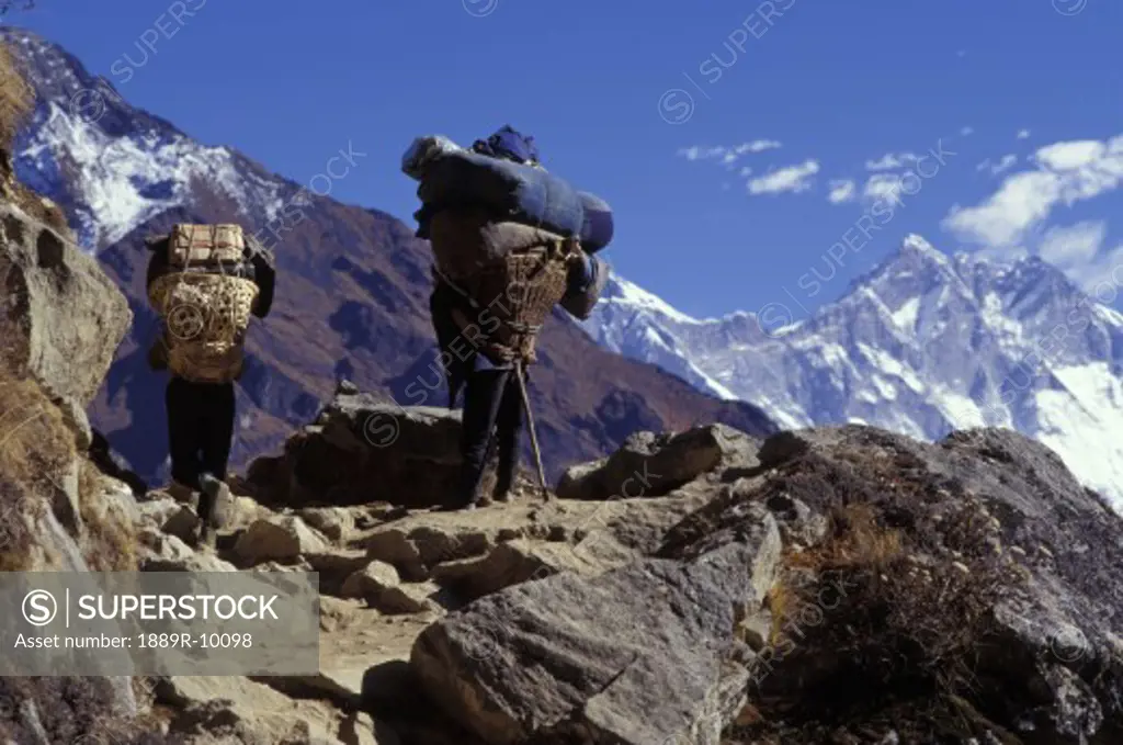 mountaineers on mountain